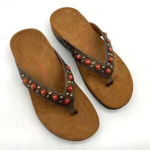 Vionic Floriana Bronze Sandals Women's Shoes Size 6 US